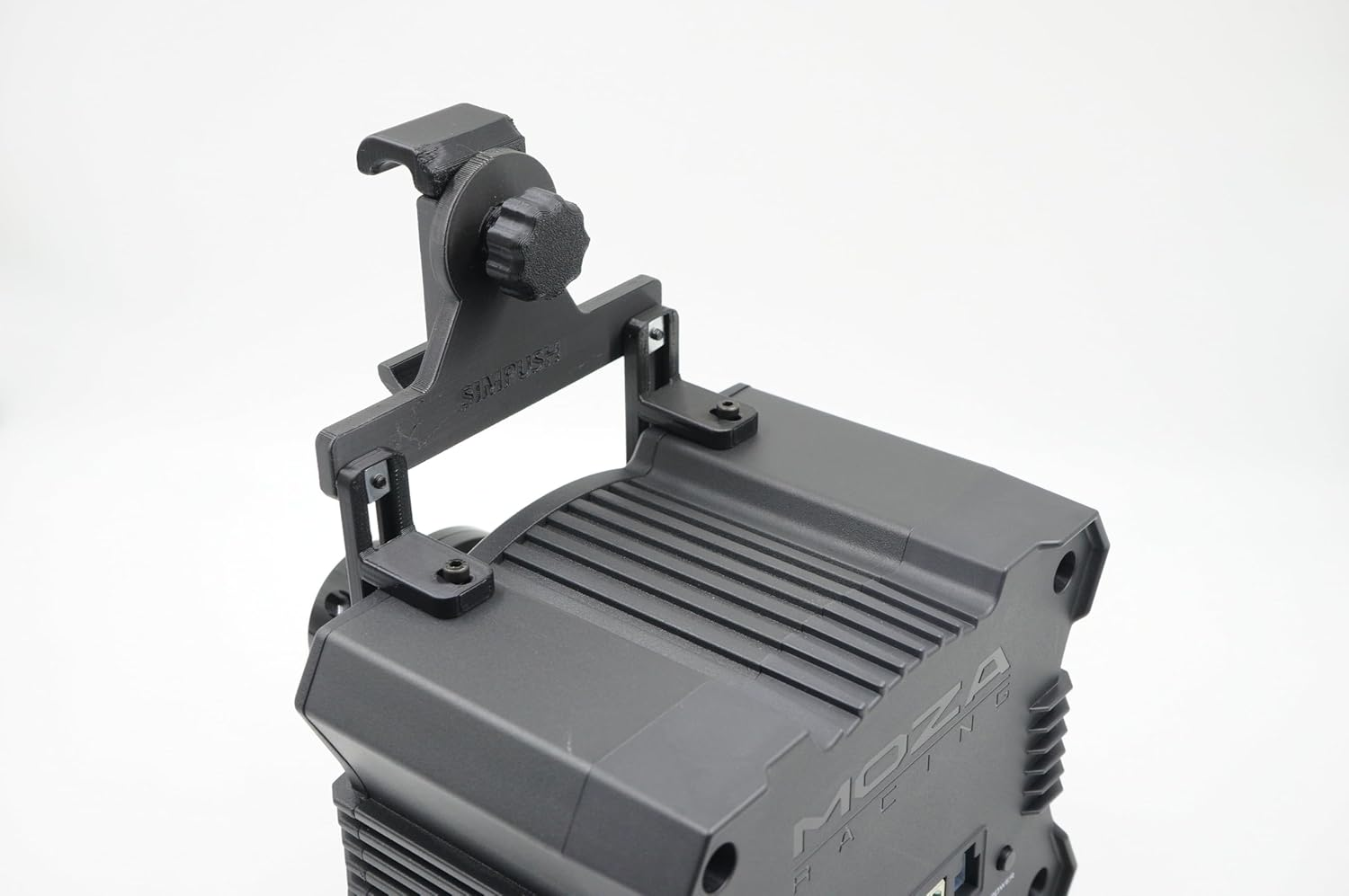 SIMPUSH Universal Adjustable Phone Holder Mount Stand Compatible with MOZA R5 R3 R9 R12 Base - Sturdy Clamp, Easy Install image number 6