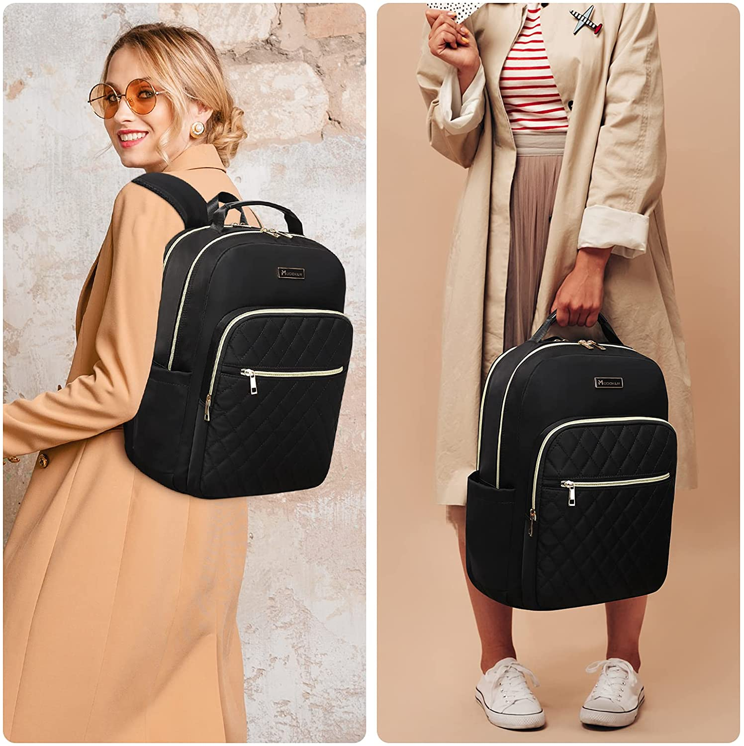 Modoker Women'S Lpatop Backpack 15.6-Inch Laptop & Tablet - Olive image number 2