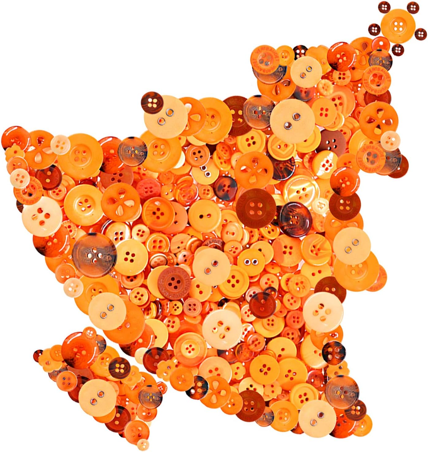 (White) - Swpeet 1000Pcs Christmas White Craft Buttons, 2 and 4 Holes White round Craft Resin Sewing Buttons Suitable for Christmas Sewing Decorations, Art & Crafts Projects DIY Decoration - White