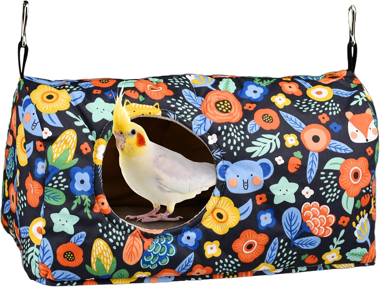 Shurung Bird Warm Bed Sleeping Nest House Snuggle Hanging Hut Hammock Hideaway Cave for Cockatiels Parakeets Budgies Lovebirds L image number 6