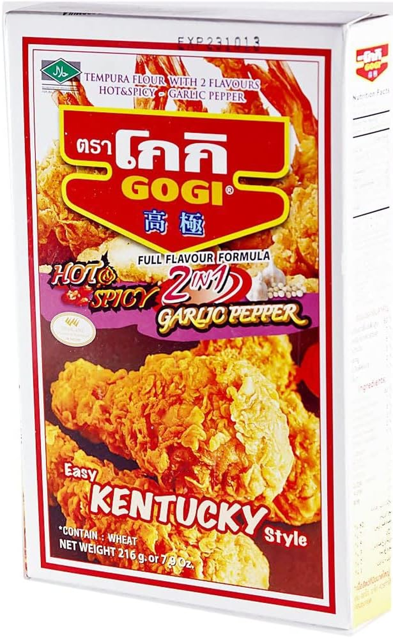 Gogi Tempura Flour Hot and Spicy Garlic Pepper 216 G - 216 G (Pack Of 1) image number 5