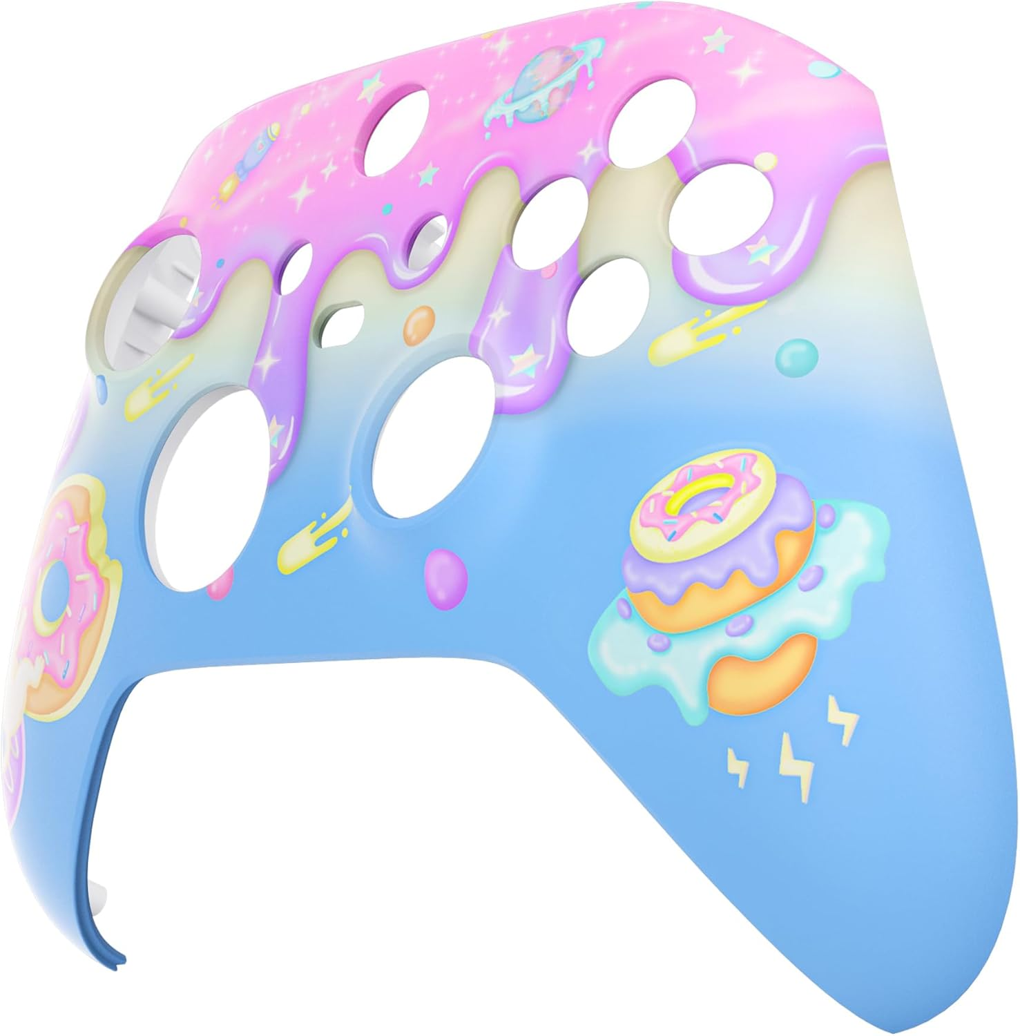 Extremerate Replacement Shell for Xbox Series X|S Controller - Unleash Your Style - Donut Odyssey Custom Acessories Skin Front Housing Cover for Xbox Core Controller Wireless[Control Without] image number 5