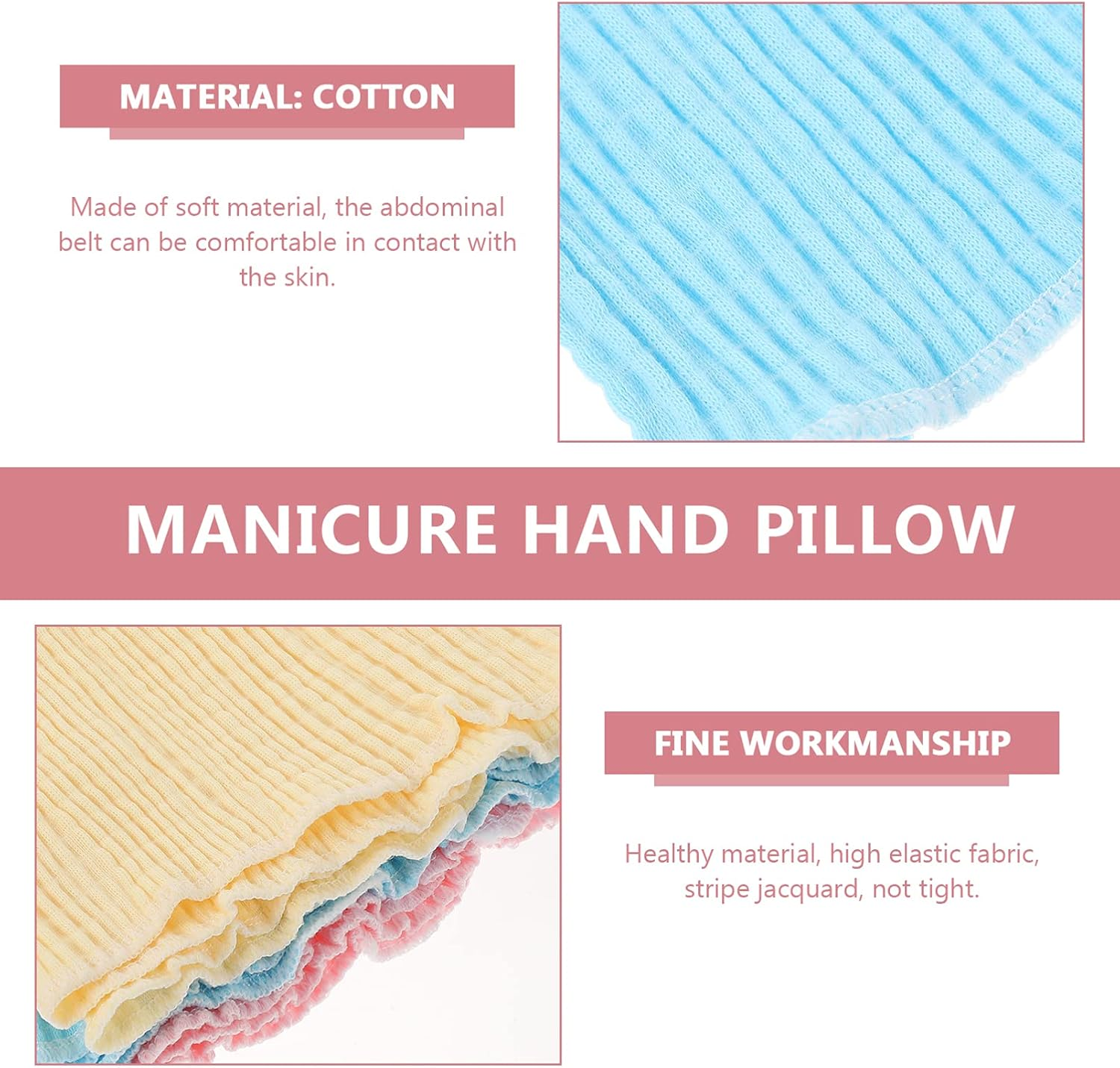 ERINGOGO 3Pcs Toddler and Infant Bellyband Protective Bands Breathable Elastic Warm Navel Belts for Newborns Multi-Color Baby Abdominal Wraps image number 1