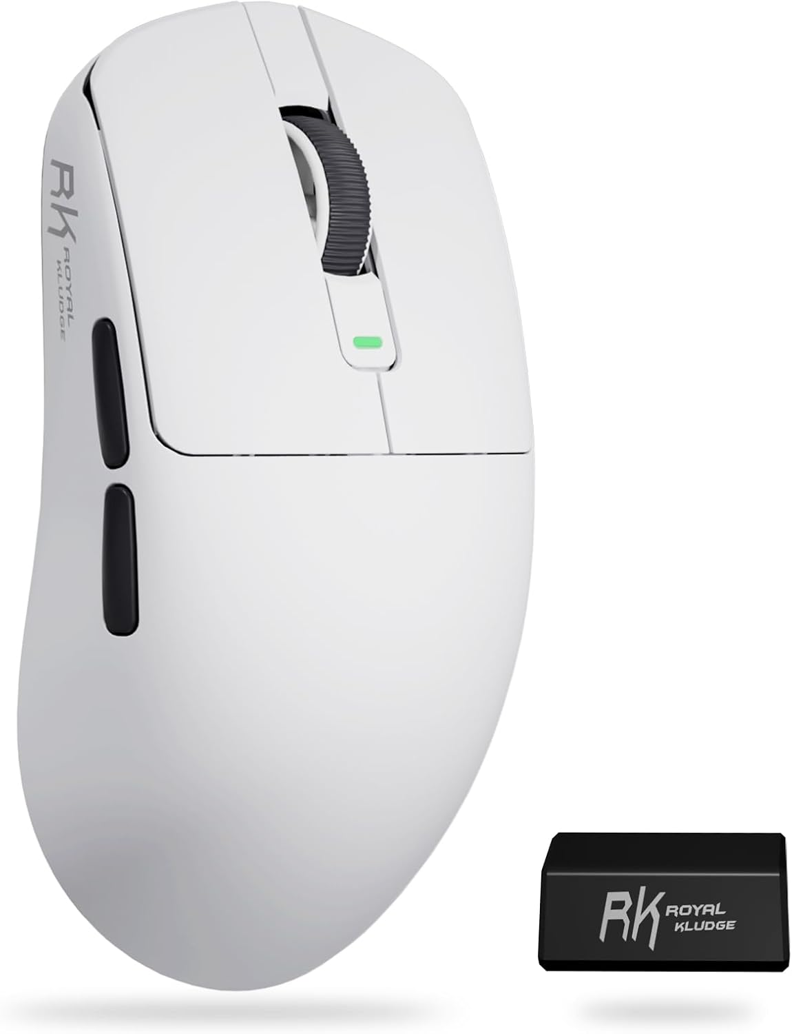 RK Royal Kludge RK M3 Gaming Mouse with 42000 DPI PAW3950 Optical Sensor 47G Lightweight Tri-Mode 2.4G/Usb-C/Bluetooth Wireless Mouse 8000Hz Polling Rate with 5 Programmable Buttons White image number 1