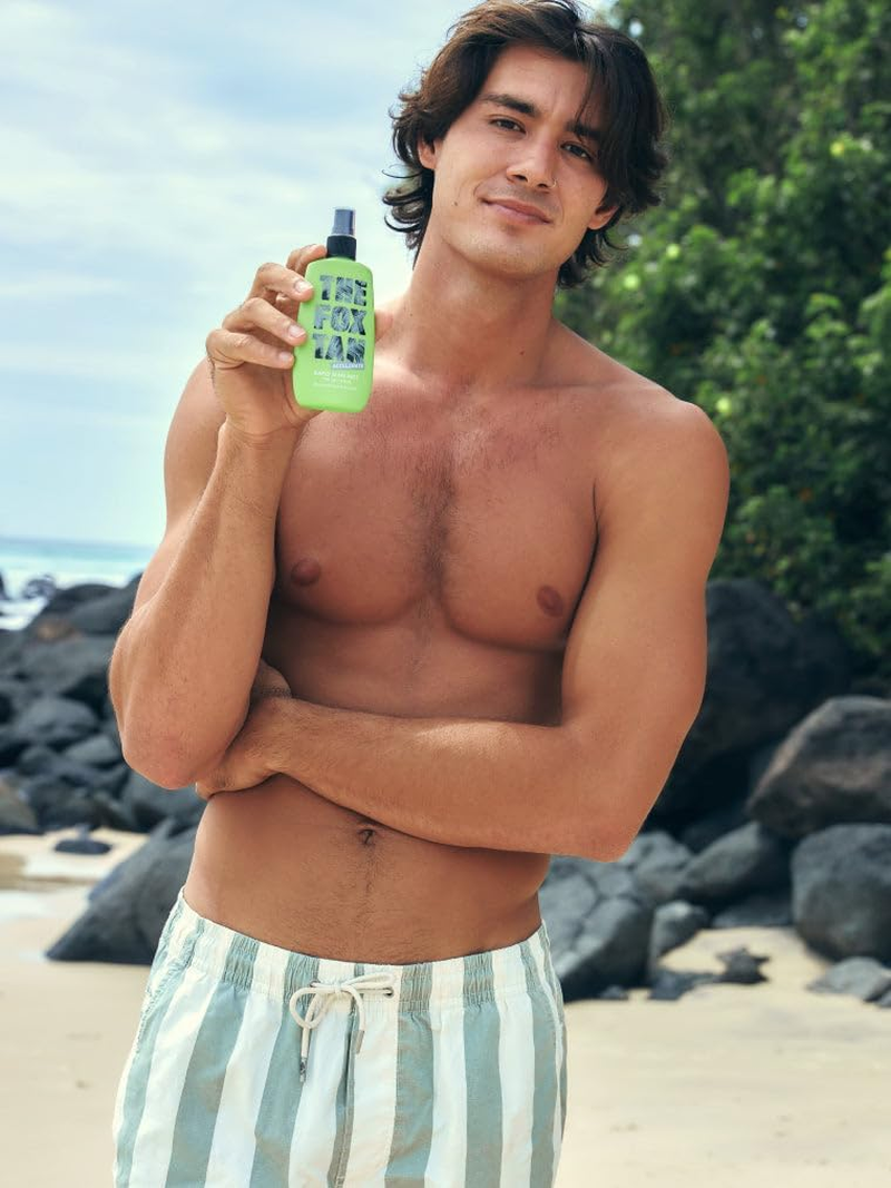 The Fox Tan Rapid Man Mist, Tanning Accelerator for Darker & Faster Tans, Creates Flawless Tan Skin for Men & Women, Vegan & Cruelty Free, 120Ml image number 2