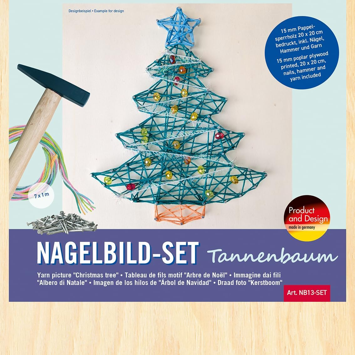 Pebaro NB13-SET Nail Art Kit Beige 20 X 20 Cm image number 2