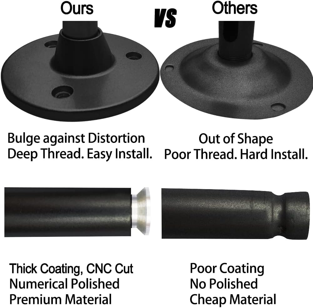 Mini Projector Ceiling Mount 360&deg; Adjustable Projector Wall Mount Length 7In / 18Cm Projector Mount Compatible with TMY Auking HAPPRUN Vankyo Meer ELEPHAS NICPOW Projector and Mini Projector Black image number 4