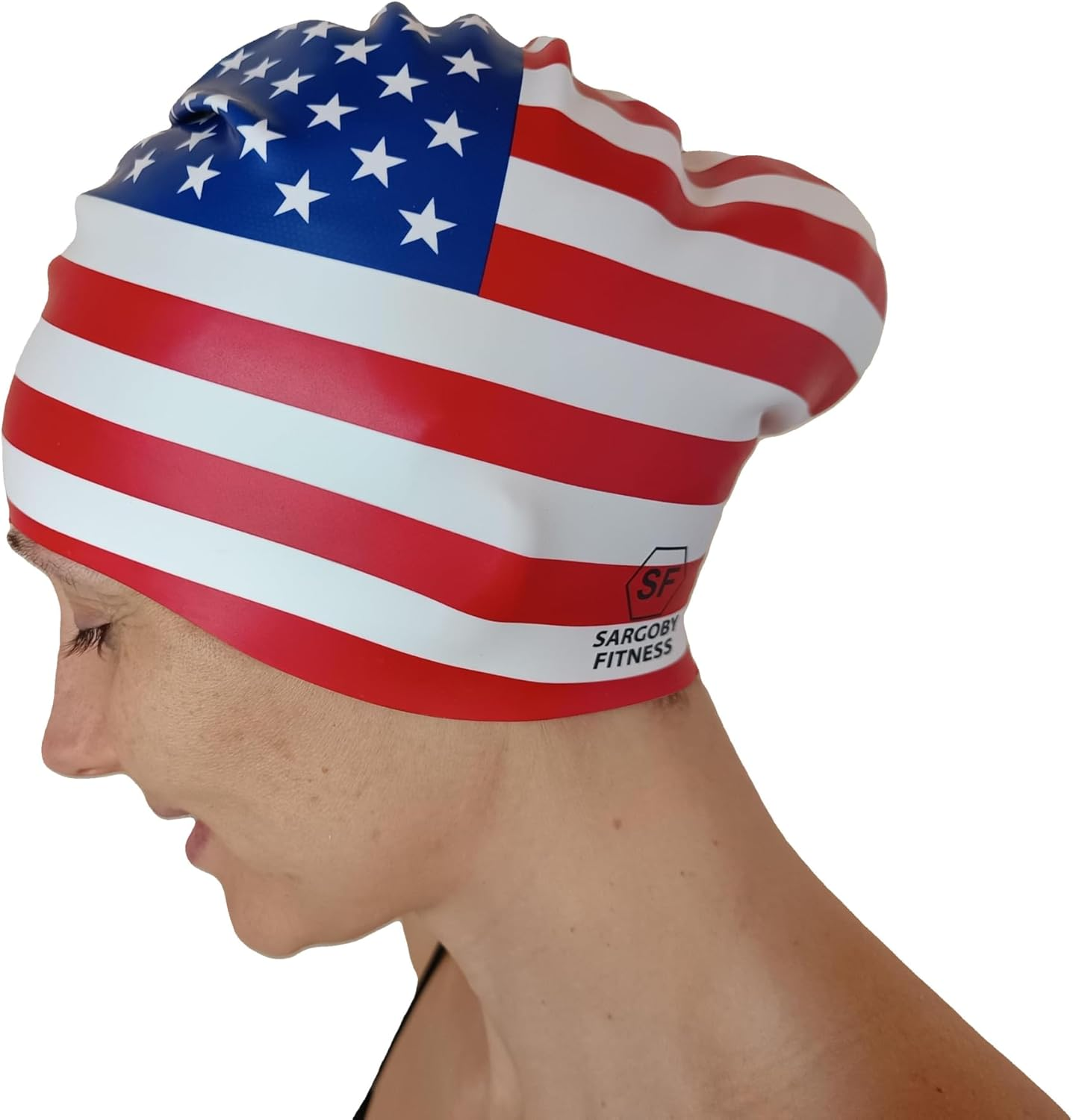 Long Hair Swim Cap for Women and Men with Longer Hair