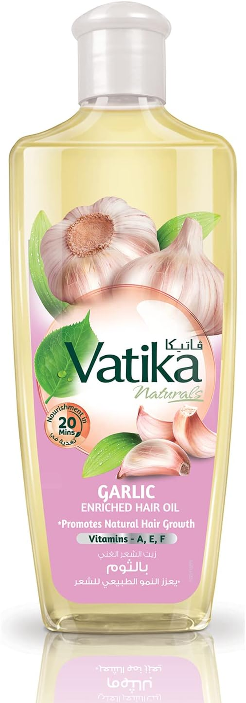 Vatika Enriched Garlic Hair Oil, 300 Ml image number 4