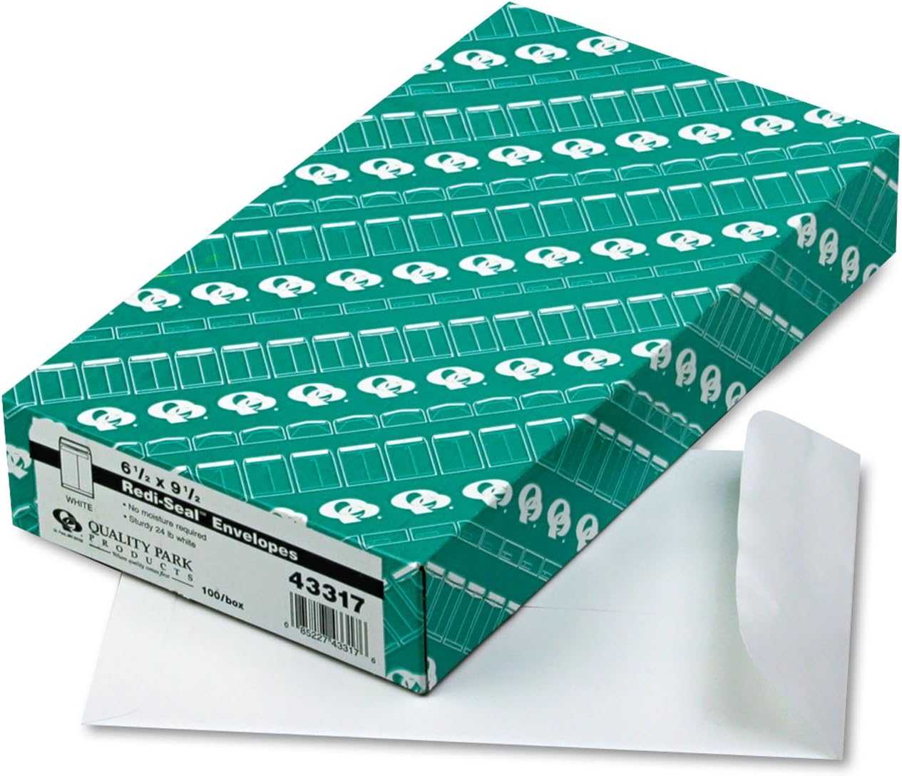 Quality Park 6-1/2 X 9-1/2 Catalog Mailing Envelopes, Redi-Seal Self Seal Envelope Closure, 28 Lb White Wove Paper, 100/ Box (QUA43317)