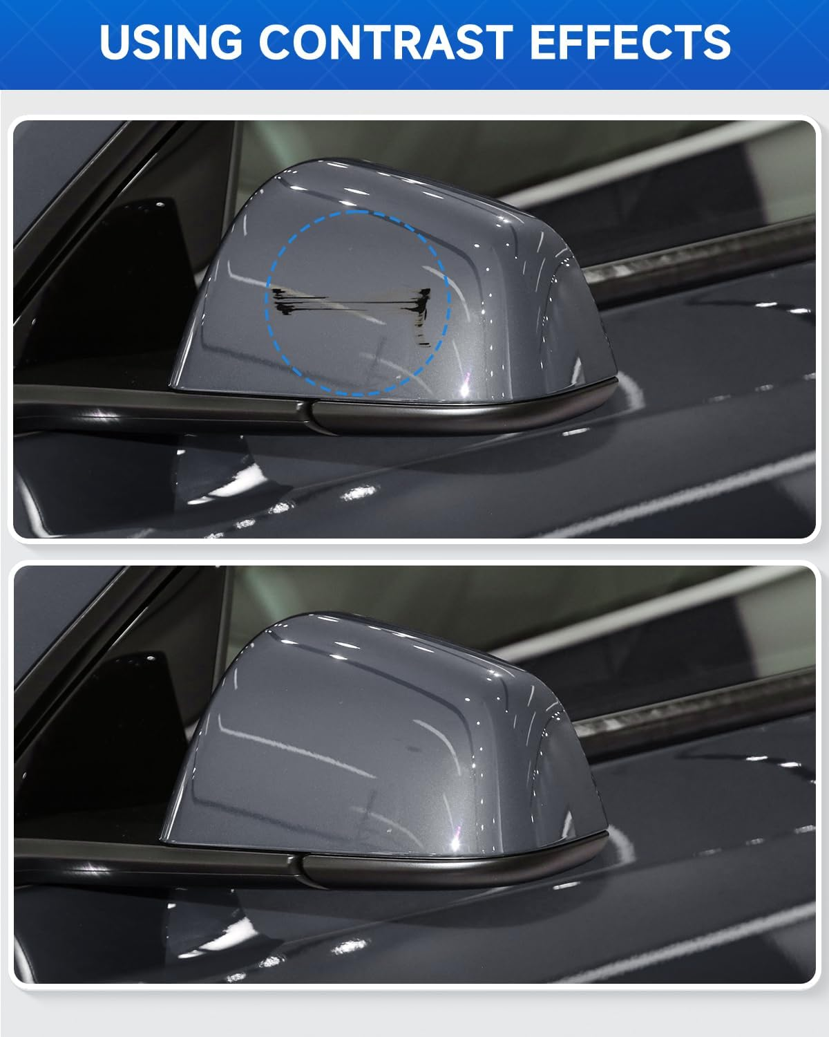 Stealth Grey (PN01) Touch up Paint for Tesla for Model 3/Y/S/X - OEM Original Touch up Paint Pen for Tesla Scratches Repair (Stealth Grey(Pn01)) - Stealth Grey image number 2