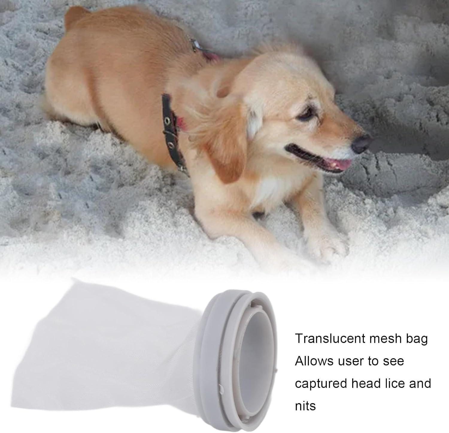 Capture Filter Refill, 10Pcs Disposable Electronic Head Lice Comb Filters Easy to Use Head Lice and Nit Capture Filters with Translucent Mesh, Semi Transparent Mesh image number 6