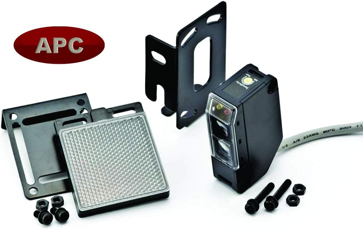 APC Retro Reflective Ptohocell Photoelectric Beam Sensor Reflactor Gate Garage image number 4