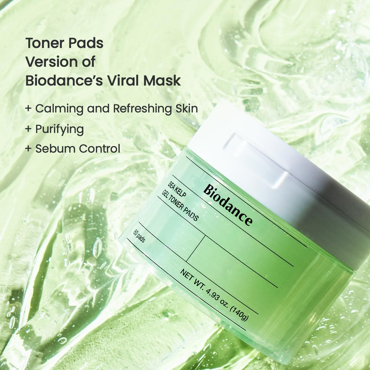 Sea Kelp Gel Toner Pads 60Pads image number 6