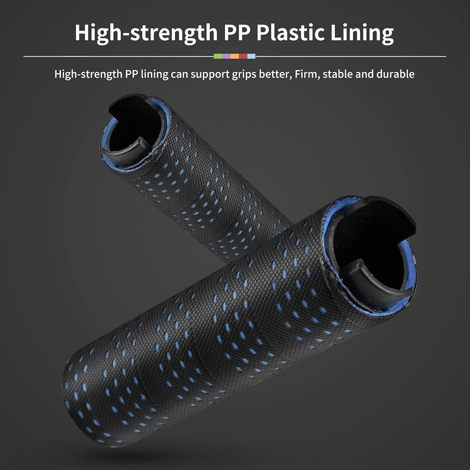 ROCKBROS Bike Handle Grips Non-Slip Bike Grips Double Lock-On Bicycle Handlebar Grips for BMX, MTB, Scooters, Folding Bikes 22.2Mm image number 3