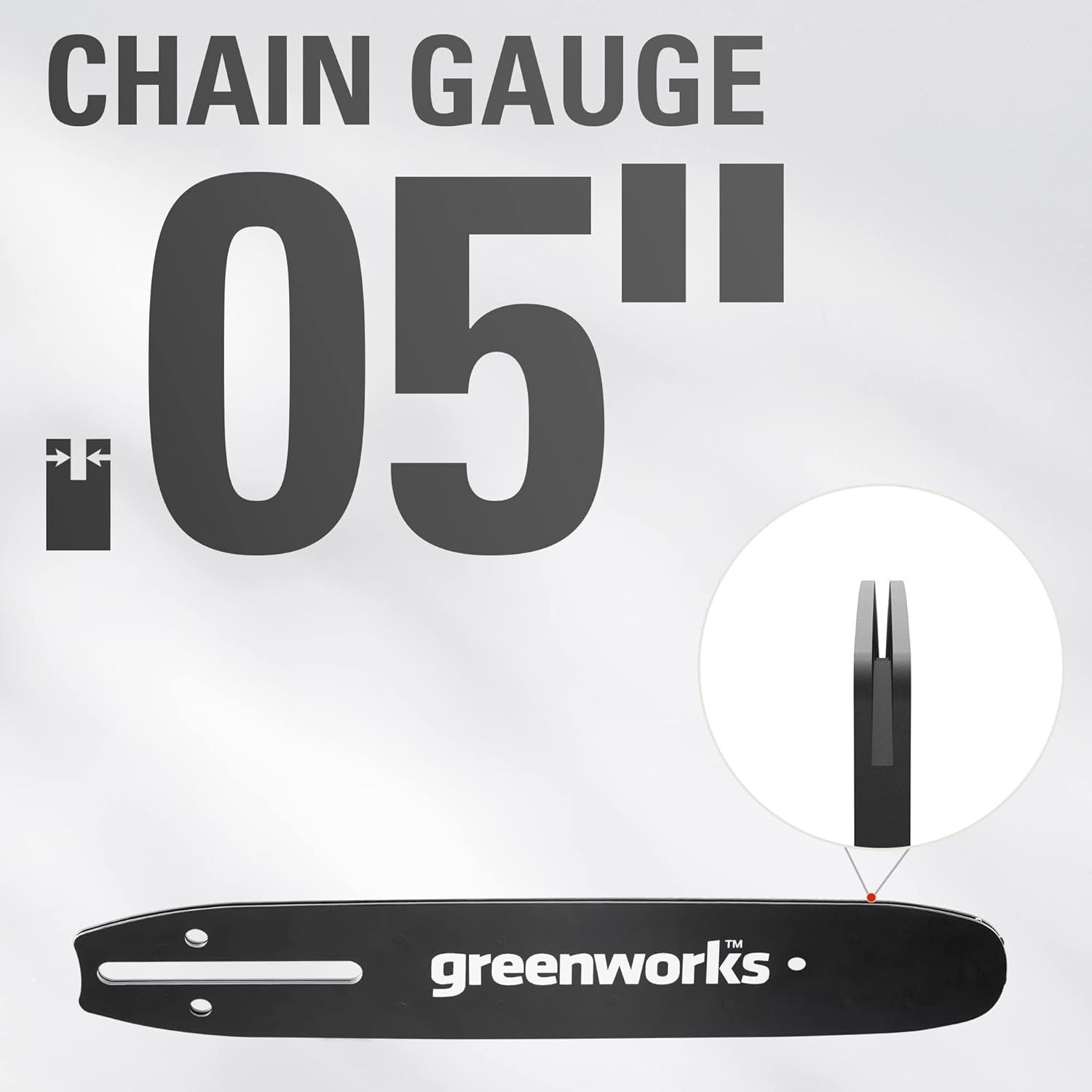 Greenworks 10-Inch Replacement Chainsaw Chain 29052 image number 5