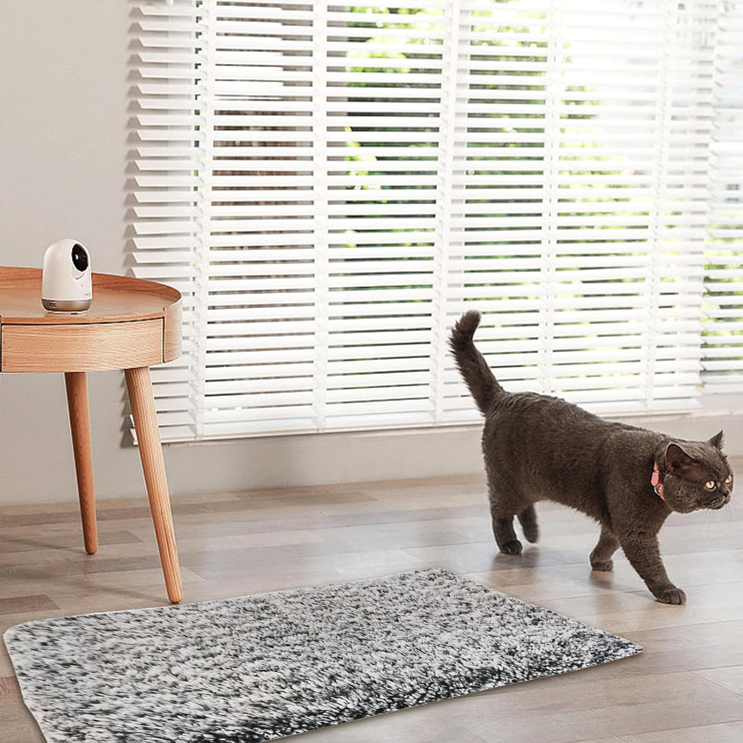 Self-Heating Blanket for Cats and Dogs: Cat Bed Self-Heating Blanket Cat Washable Removable Dog Blanket Fluffy Heat Blanket without Electricity Self-Warming for Cats and Small Dogs (58 X 88 Cm) image number 6