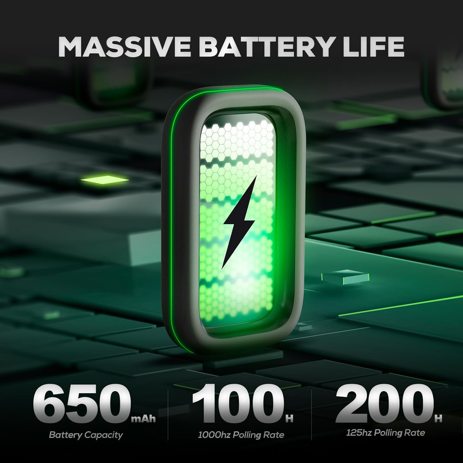 RK Royal Kludge RK M3 Gaming Mouse with 42000 DPI PAW3950 Optical Sensor 47G Lightweight Tri-Mode 2.4G/Usb-C/Bluetooth Wireless Mouse 8000Hz Polling Rate with 5 Programmable Buttons White