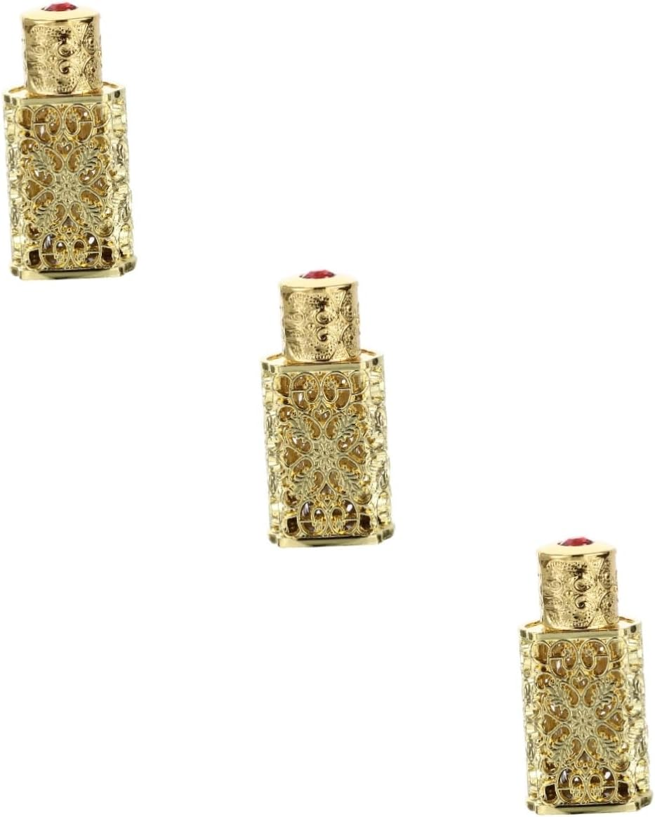 3Pcs Metal Spray Bottle Perfume Dispenser Essential Oil Storage Bottle for Travel image number 6