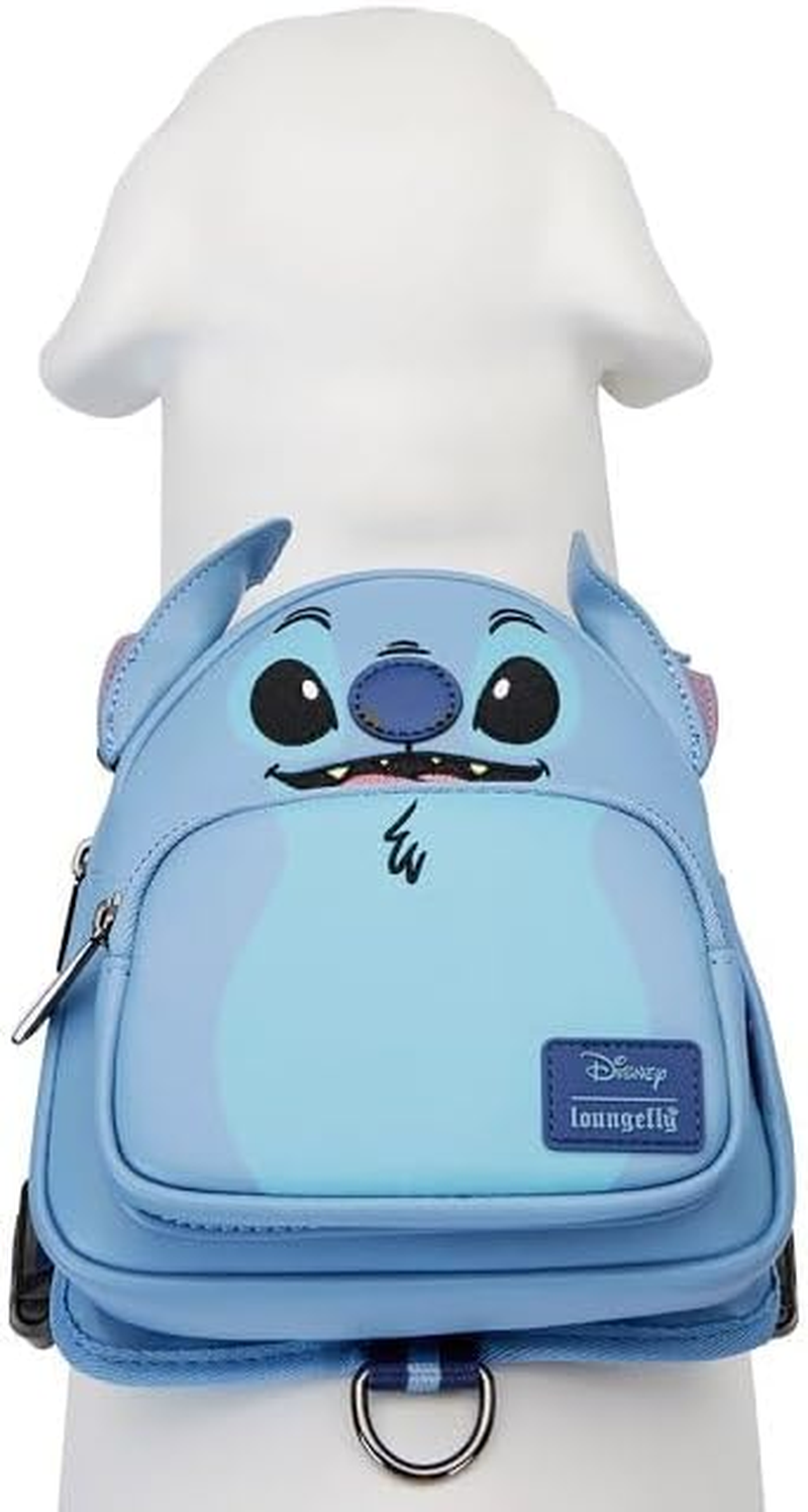 Loungefly Disney Lilo and Stitch Cosplay Dog Harness Small, Blue image number 1