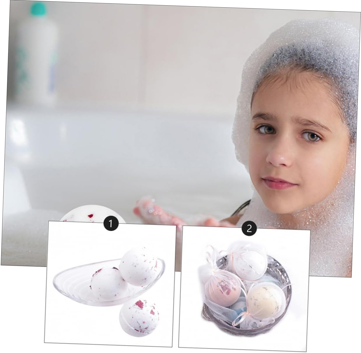 Gogogmee 2Pcs Essential Oil Shower for Skin Care Relaxation and Hydration for Women Mother Day Birthdays