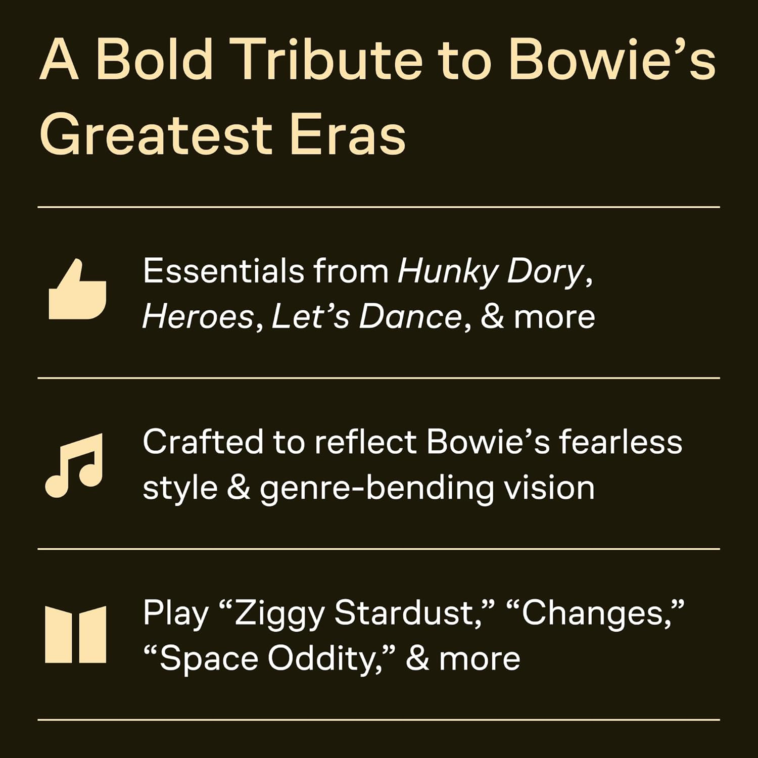 Hal Leonard David Bowie Anthology Songbook: Anthology of Songs from David Bowie for Piano-Vocal and Guitar