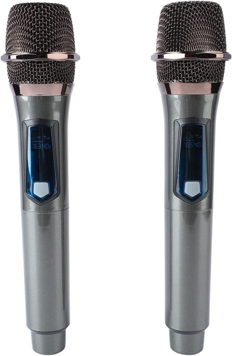 UHF Wireless Dynamic Cordless Mic, Easy to Operate, Durable, Hifi, with Rechargeable Receiver, 160Ft Range, for Karaoke Machine, Singing, image number 2