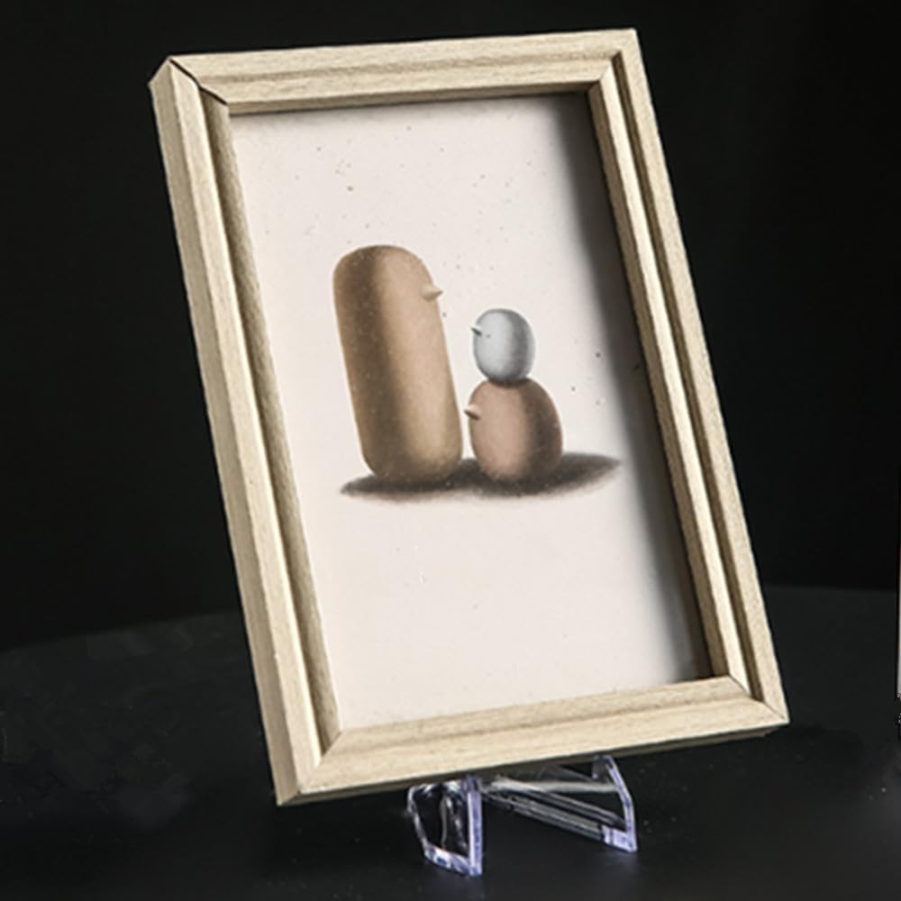 30Pack Mini Acrylic Easel Stands - Card Stands, Coin Display Stand, Multifunctional Display Holder image number 3