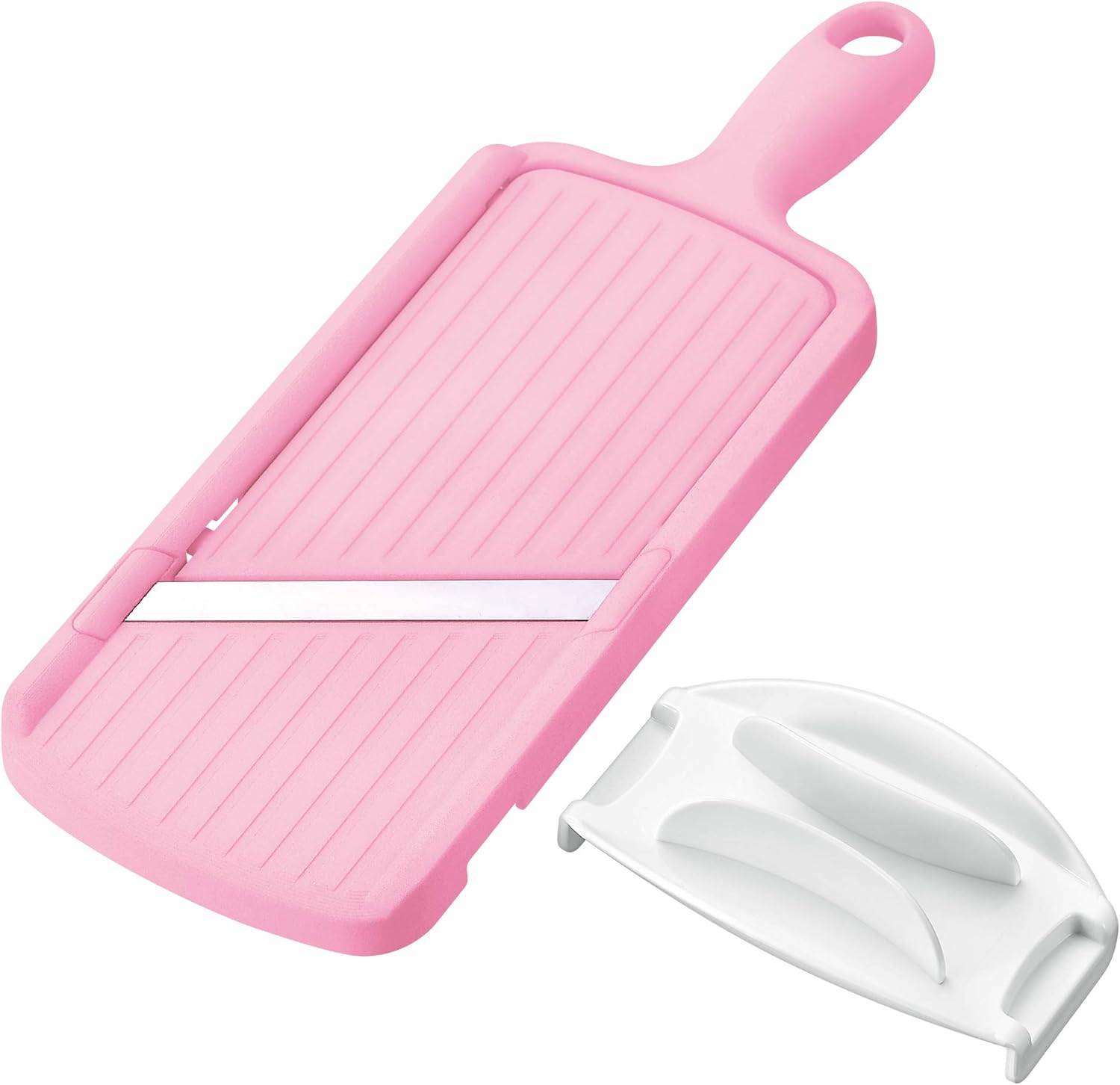 Shimomura Kougyou FVS-610 Full Veggie Smile Cucumber and Leek Slicer, Dishwasher Safe, Made in Niigata, Tsubamesanjo, 6.8 X 2.1 X 0.9 Inches (174 X 53 X 23 Mm), Green image number 2