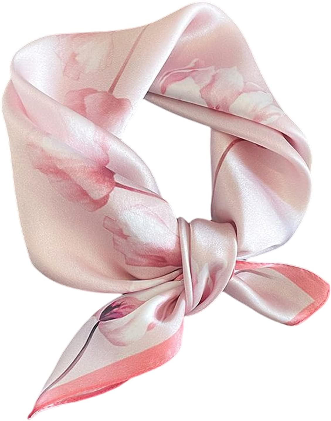 Aufeel Women'S 100% Pure Mulberry Silk Small Square Scarf - Neckerchief Women - Silk Headscarf - 21" X 21"