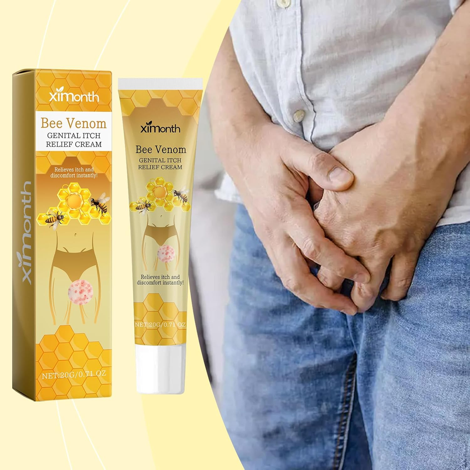 Prostate Care Cream with Bee Venom - Repair and Improve Prostate Health image number 1