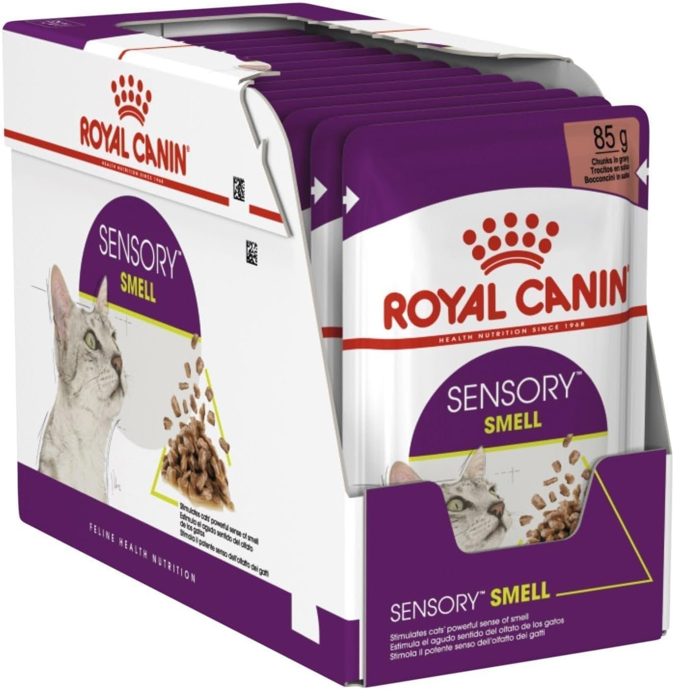 Royal Canin Sensory Smell in Gravy Adult Pouches Wet Cat Food 85 GMS 12 Pack image number 6