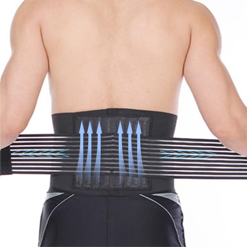 Back Braces for Lower Back Pain Relief,Backache, Slipped Disc, Hernia, Spinal Stenosis, for Men Women Working Out Lumbar Support Belt (XL). image number 1
