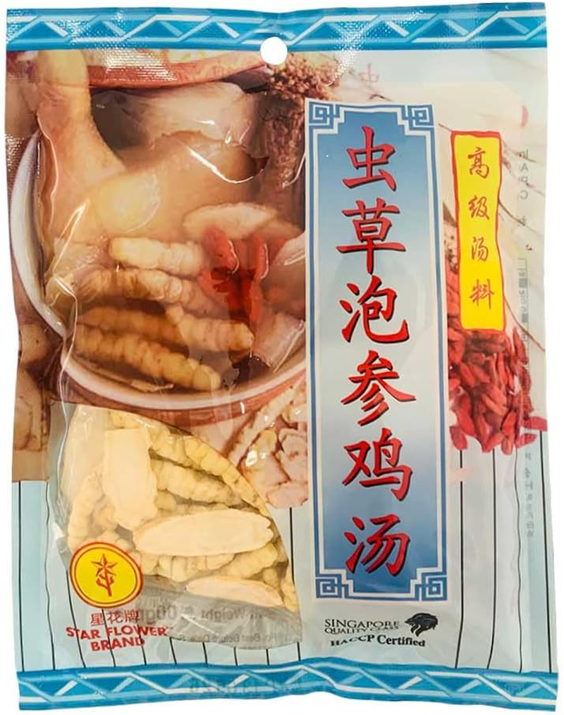 STAR FLOWER Eight Treasure Herbal Soup Ba Zhen Tang Revitalizing Tonic Soup Pre-Packed Herbal Soup Base for Chicken or Pork Soup Eight Treasure Decoction