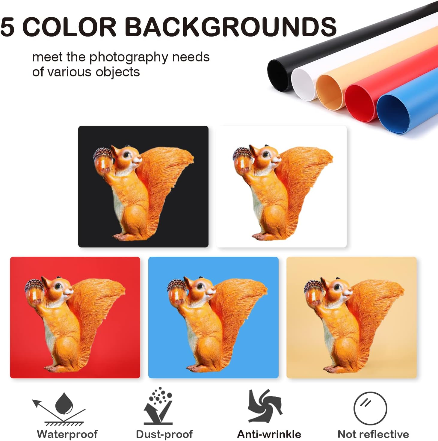 Photo Studio Light Box for Photography: RUIKCA 32"X32"/80X80 Cm Large Lightbox for Product with 3 Stepless Dimming Light Panel 210 LED, Photo Shooting Tent with 5 Color Backdrops image number 1