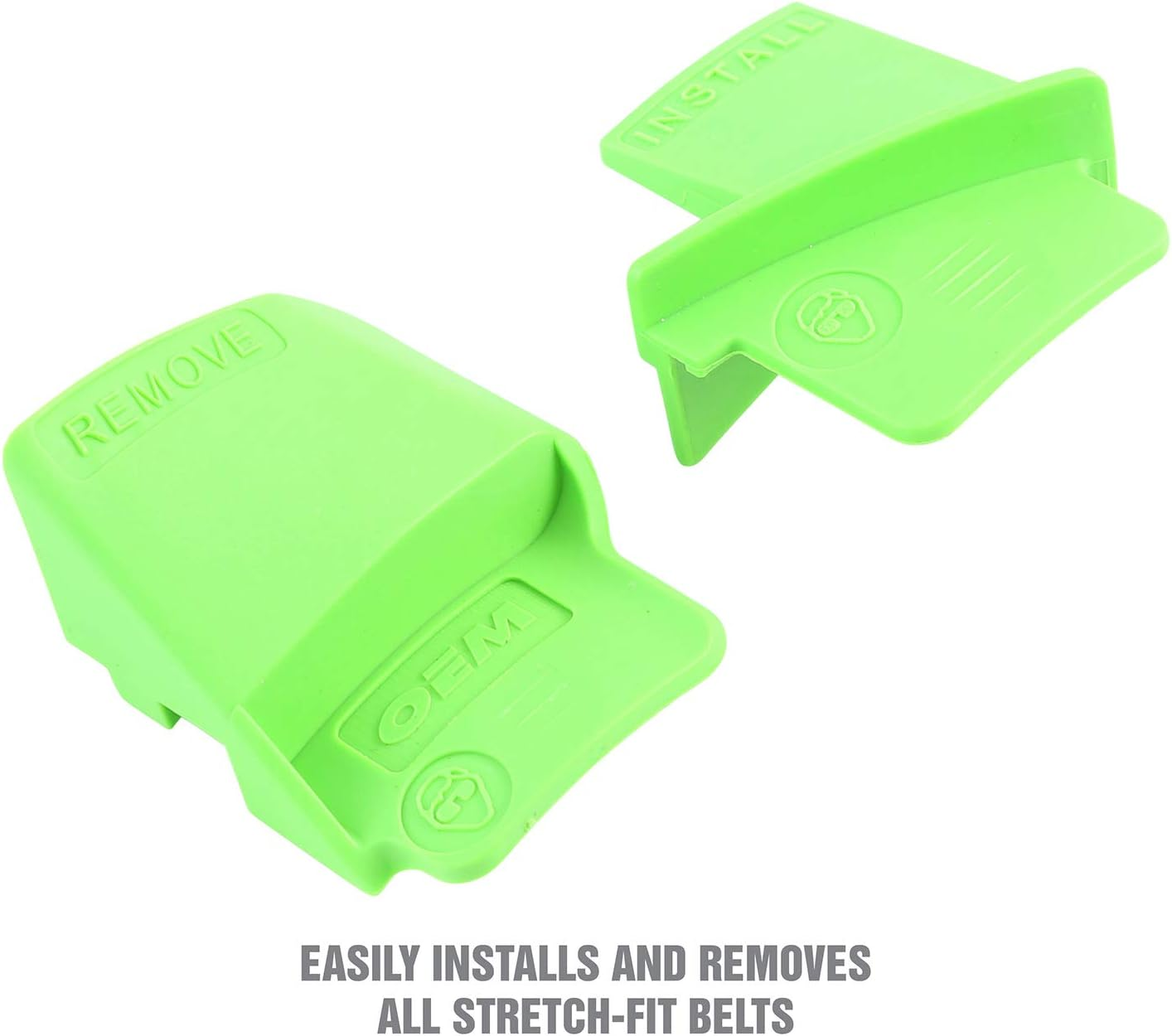 OEMTOOLS 24388 Stretch Belt Remover and Installer, 2 Piece Set Serpentine Belt Tool for Timing Belt, Fan Belt and More, Specialty Automotive Tools to Easily Install, Remove, and Reuse Stretch Belts image number 2