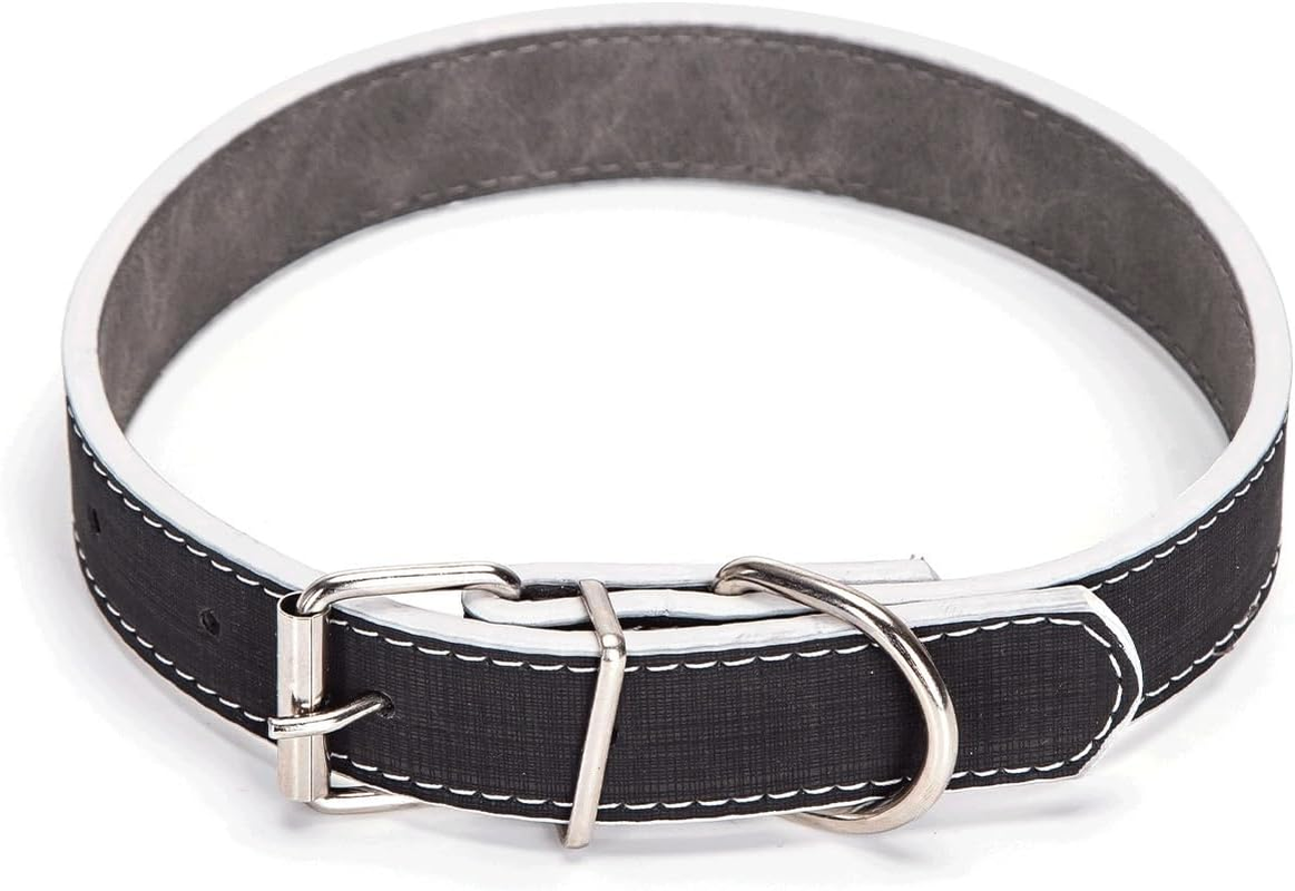 PU Leather Dog Collar &ndash; Durable, Adjustable, Lightweight &ndash; Ideal for Walks and Training.