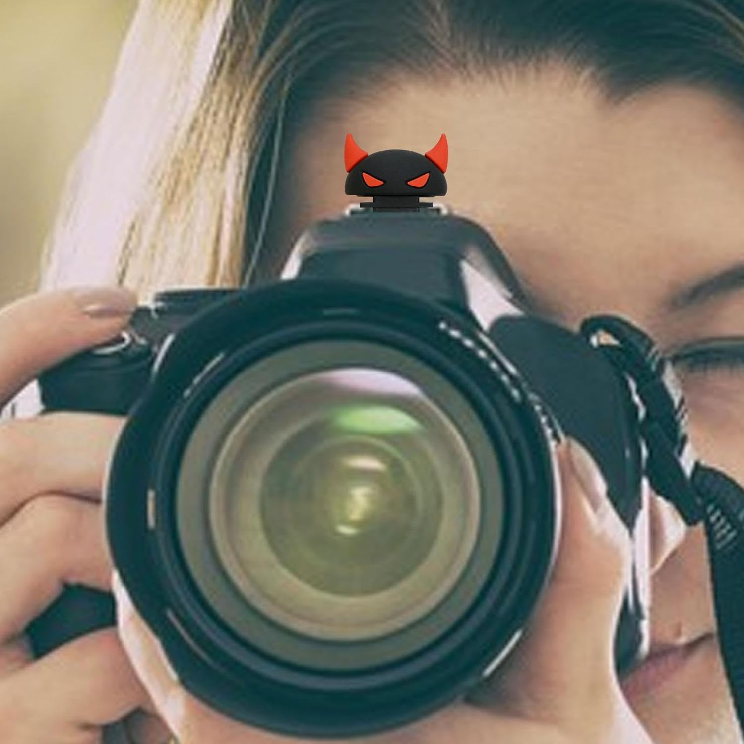 Camera Hot Shoe Cover - Protective Hot Shoe Cap for DSLR Cameras, Camera Accessory | Durable Camera Shoe Protector, Hot Shoe Cover, Weatherproof DSLR Cap, Flash Mount Protection image number 2