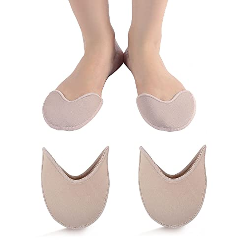Foot Pads Protect, Toe Pouches Pads, Ouch Pouch to Protect Toe Cover for Heel, Ballet, Point Shoes (Long & Short) (Short) image number 5
