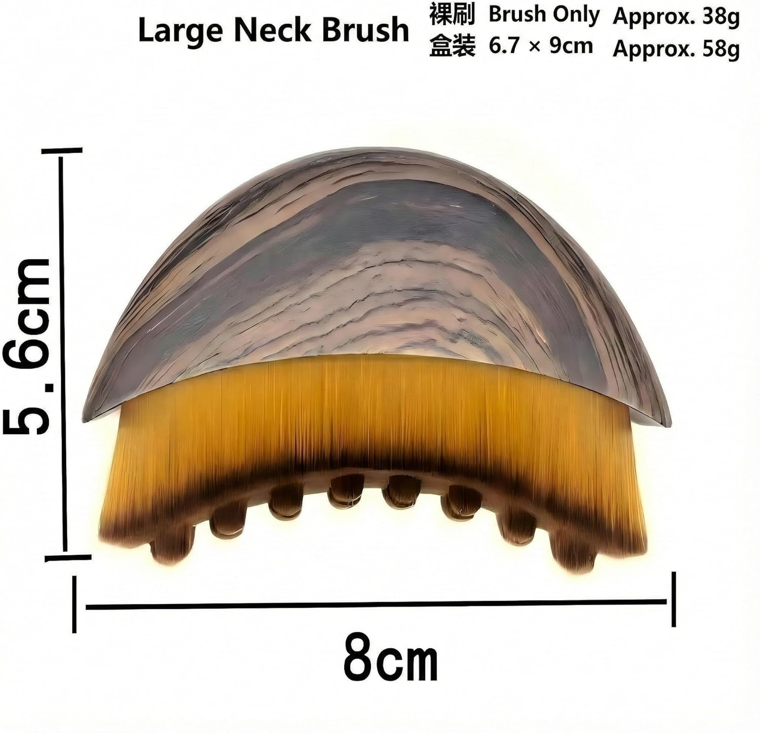 IMTKOOCO Lymphatic Contour Face Brush Facial Dry Brush - Lymphatic Drainage Massager Soft Dry Brushing Beauty Tool for Jawline Chin and Facial Sculpting Precisely Fit and Relieve Fatigue Face Brush image number 2