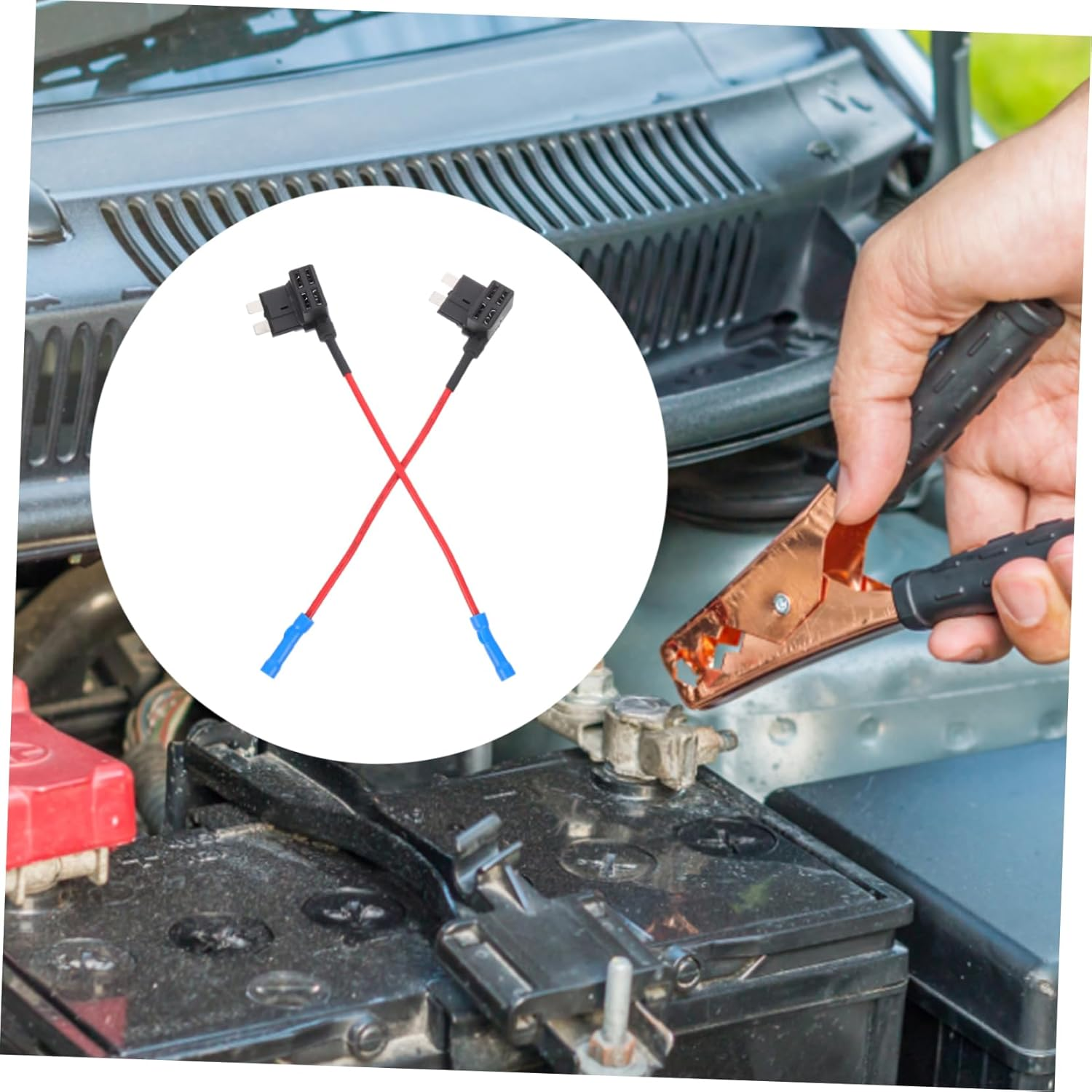 Mobestech 6Pcs Mini Fuse Tap Kit in Line Fuse Holders Car Inline Holder Automotive for Car Hardwire Tap Accessories image number 4