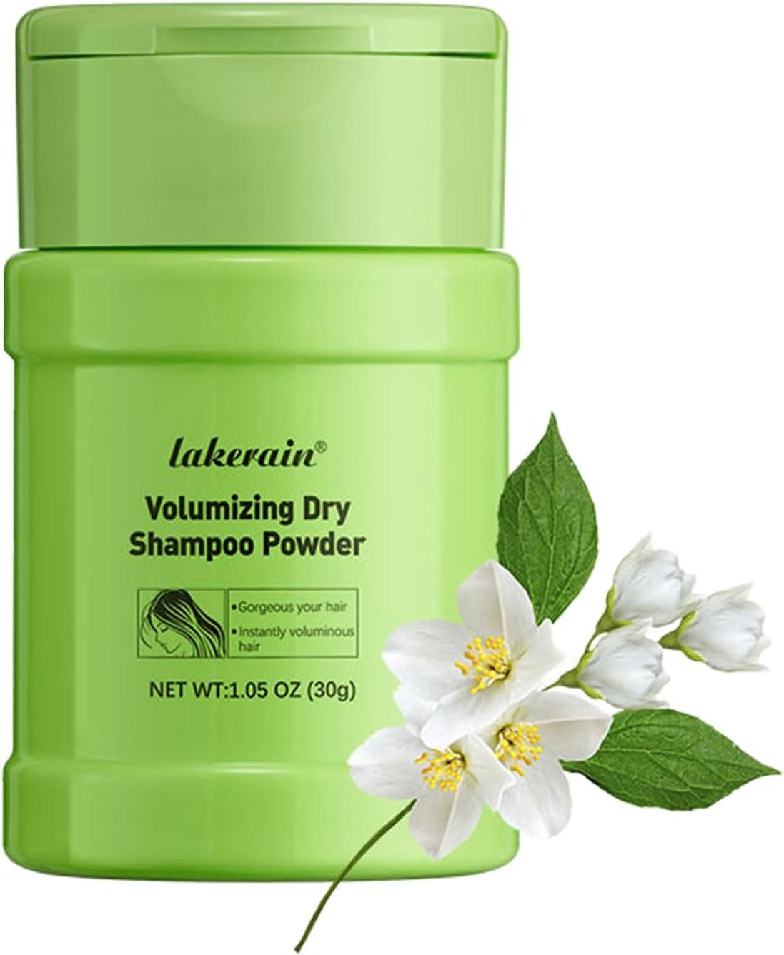 Dry Shampoo Powder for Women & Men，100% Natural & Organic，Travel Hair Styling Powder & Fuller Looking Refreshing (Jasmine) image number 6