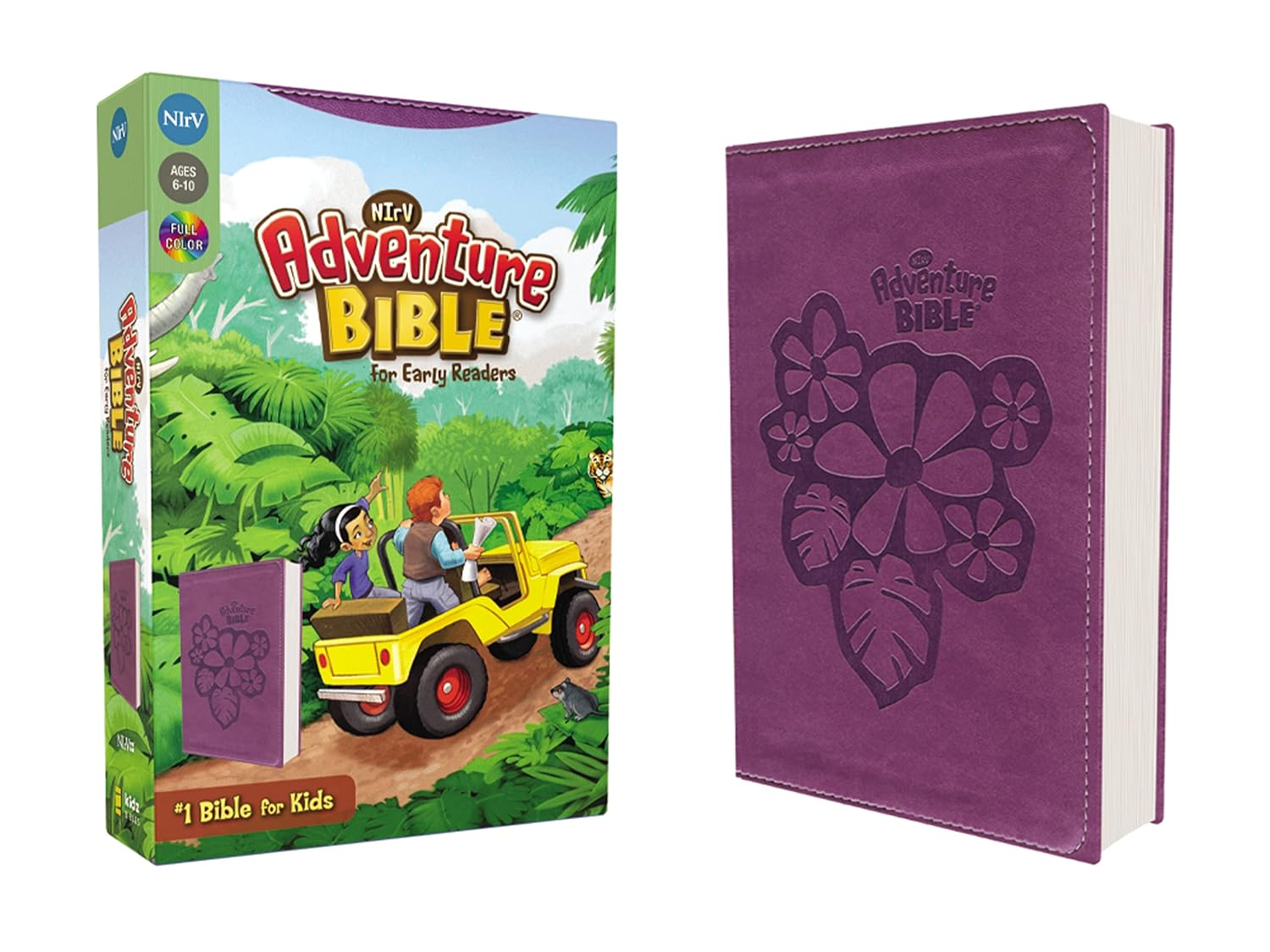 Nirv, Adventure Bible for Early Readers, Leathersoft, Purple, Full Color image number 3