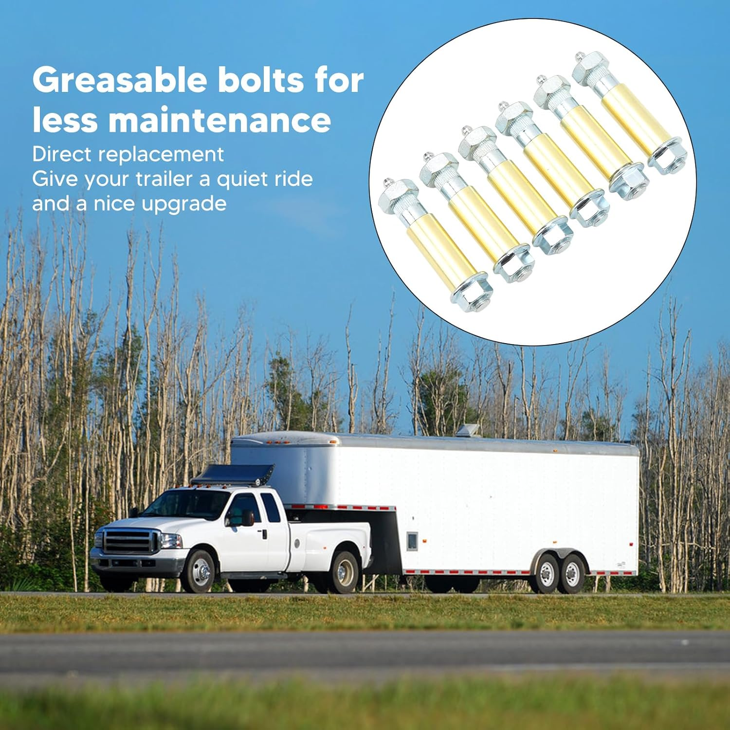 Heavy Duty Shackle Upgrade Kit, Automotive Replacement Shackle Upgrade Kit, Heavy Duty Shackle Upgrade Kit for CRE3000 with 2.25In Shackles image number 2