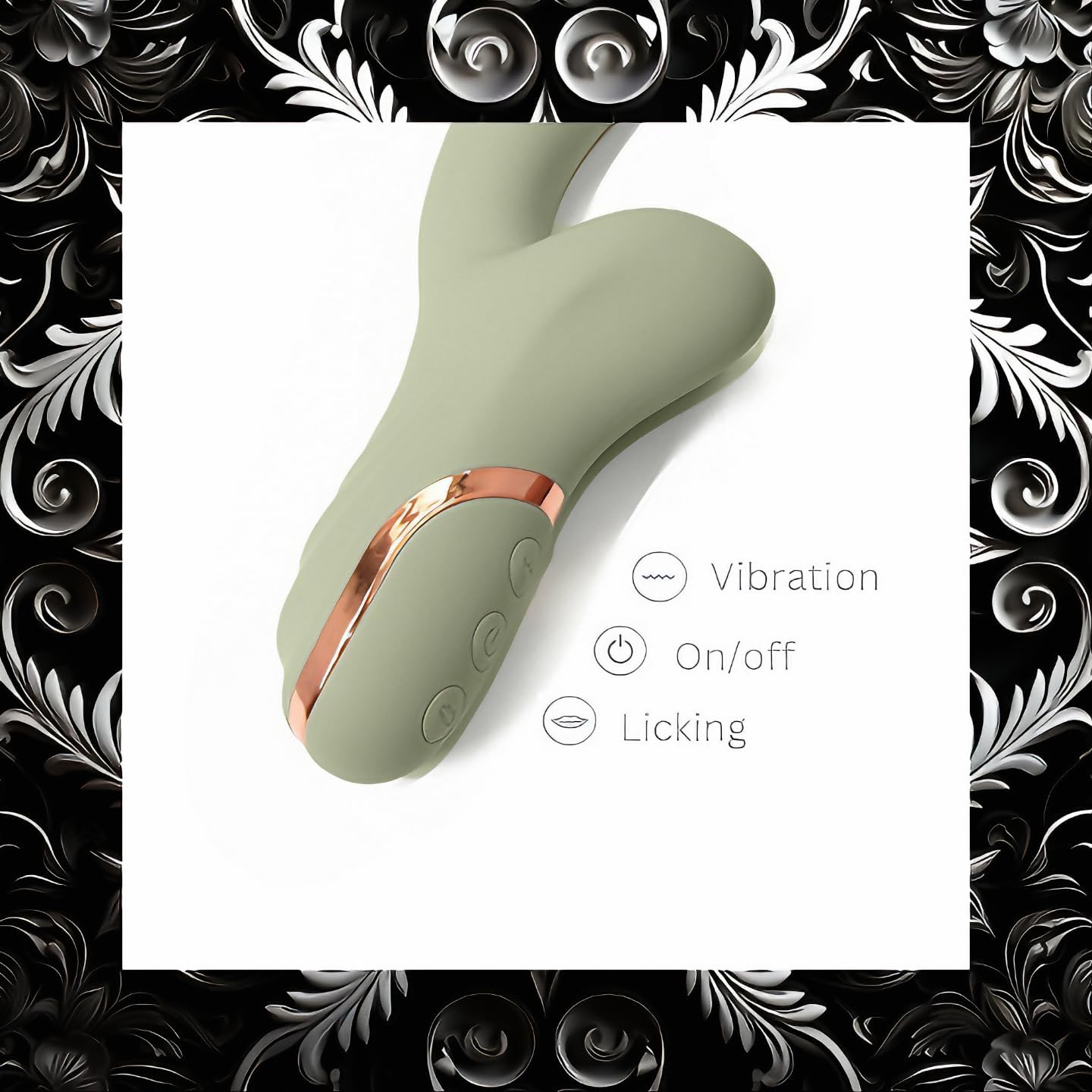 3 in 1 Medical-Grade Silicone G-Spot Sucking Rabbit Vibrator Dildo Sex Toy for Women - Rechargeable Waterproof Adult Toy image number 3