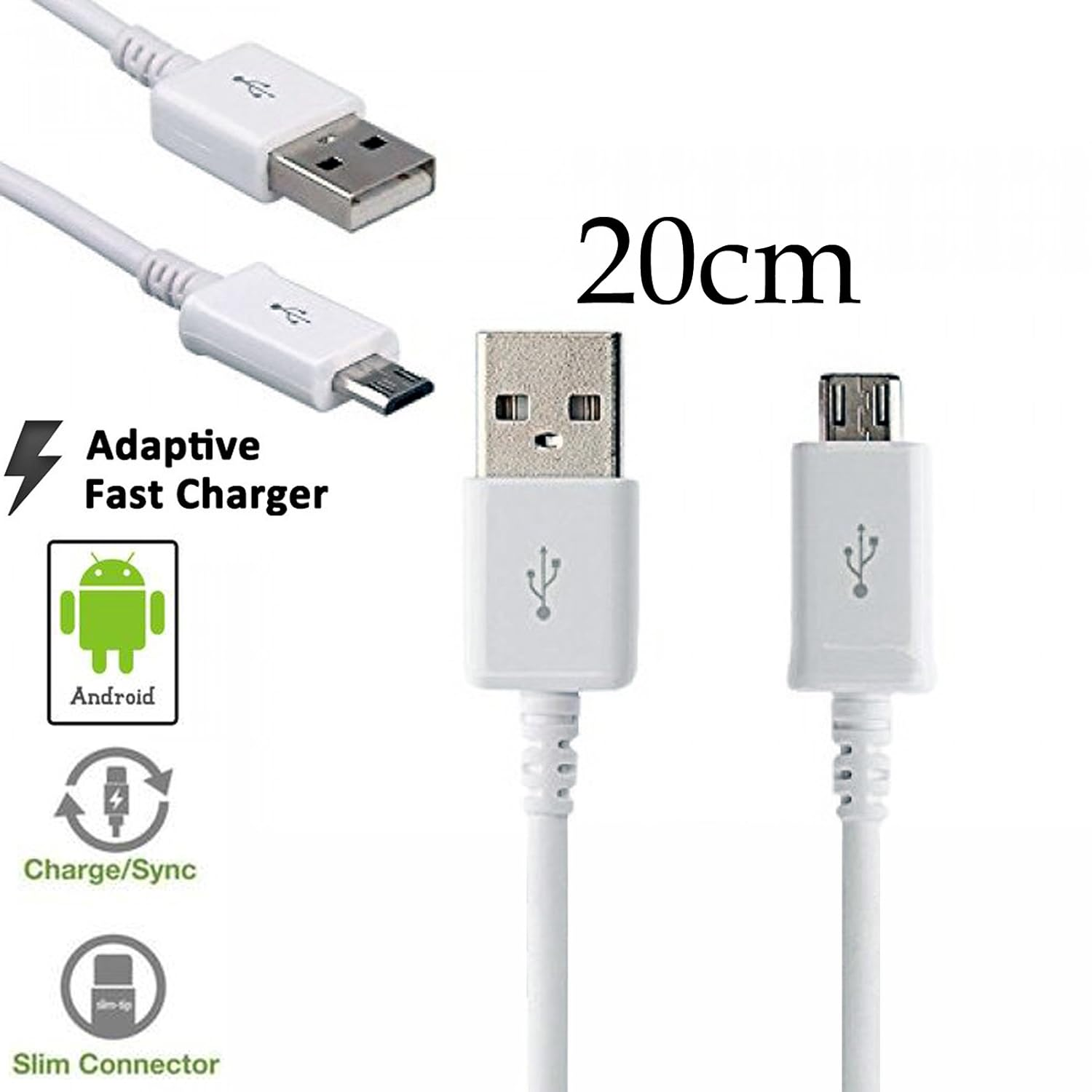 Data Sync Charger Micro USB Cable Cord for Nokia 3.2 4.2 2.3 2.4 1.3 1.4 Phone 220 225 4G 2720 Flip 800 Tough 8000 C1 C01 plus C3 C30 (20) image number 3