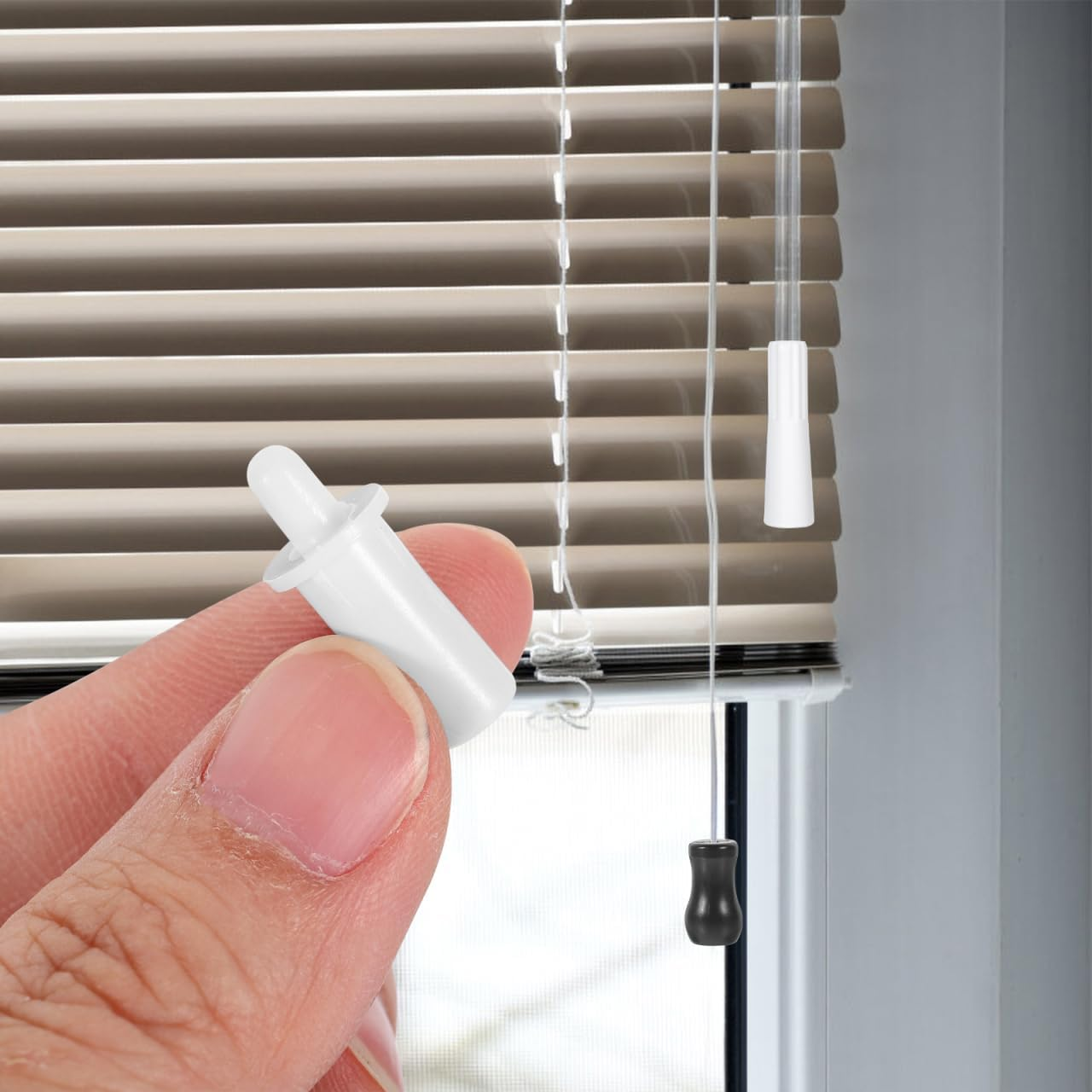 Shutter Repair Pins 40Pcs Plastic Louvers Staples Replacement Kit for Plantation Window Shutter Fixing Home Improvement Tool