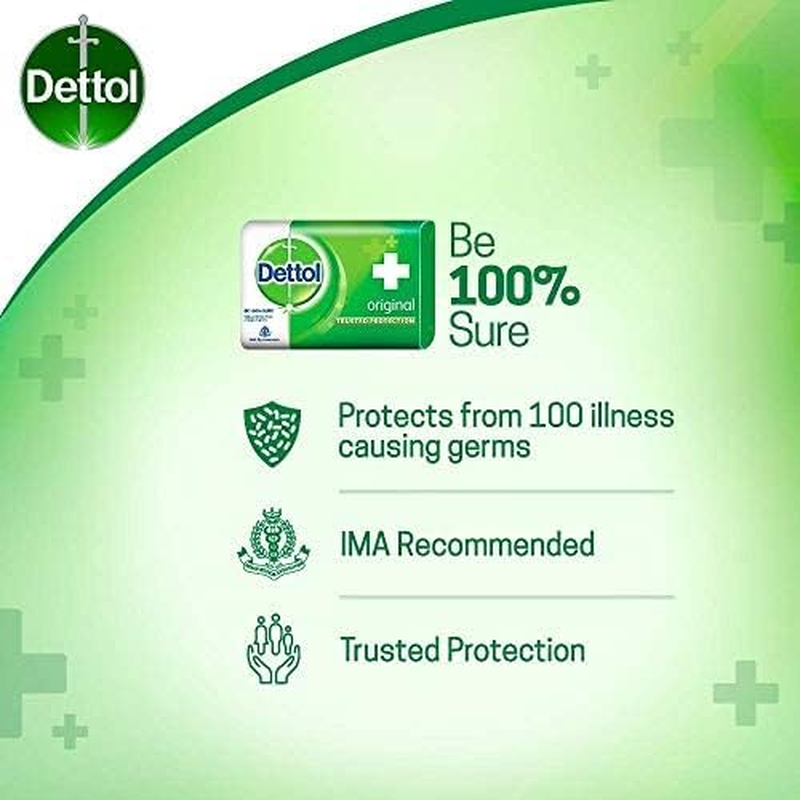 Dettol Original Protection Soap 125 Gm (4+ 1 Free)