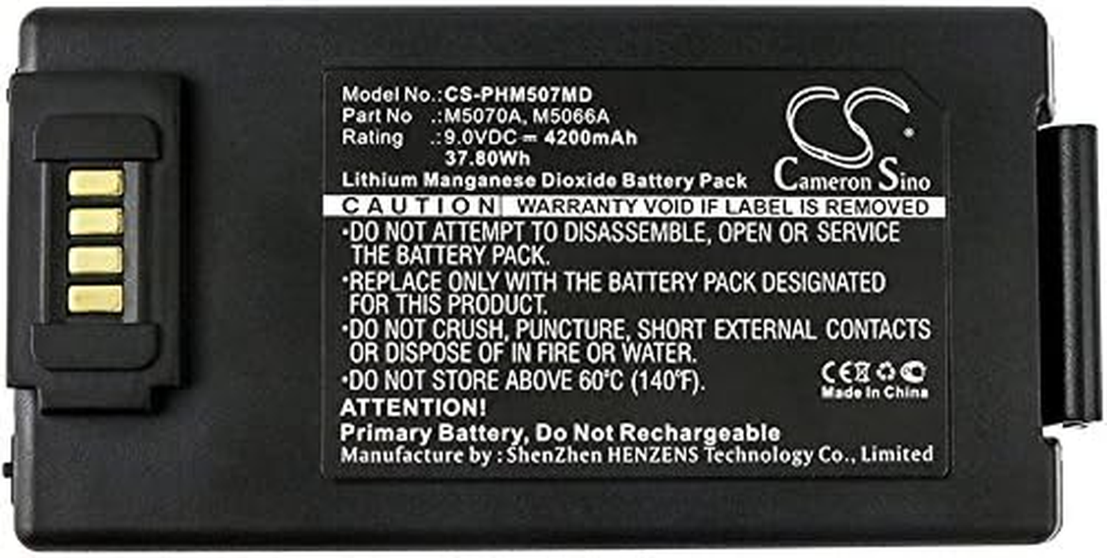Replacement Battery Compatible with Philips Heartstart Hs1/Frx/Onsite/M5066A/M5070A Defibrillator image number 1