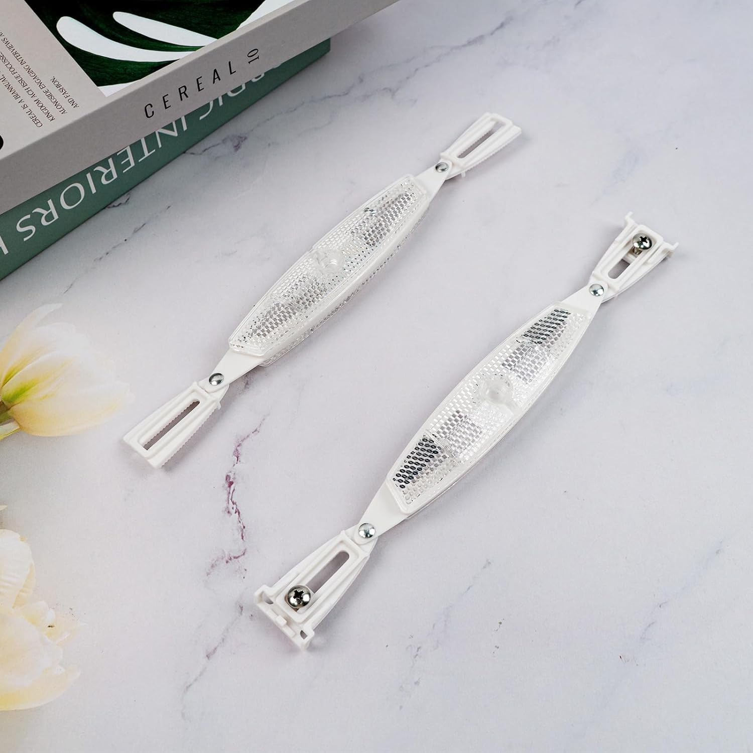 4 Pack Bike Wheel Reflectors, Bicycle Spoke Reflectors for Ebikes, Plastic Bicycle Spoke Reflector for Adult Bikes, Night Riding Bicycle Accessories image number 1